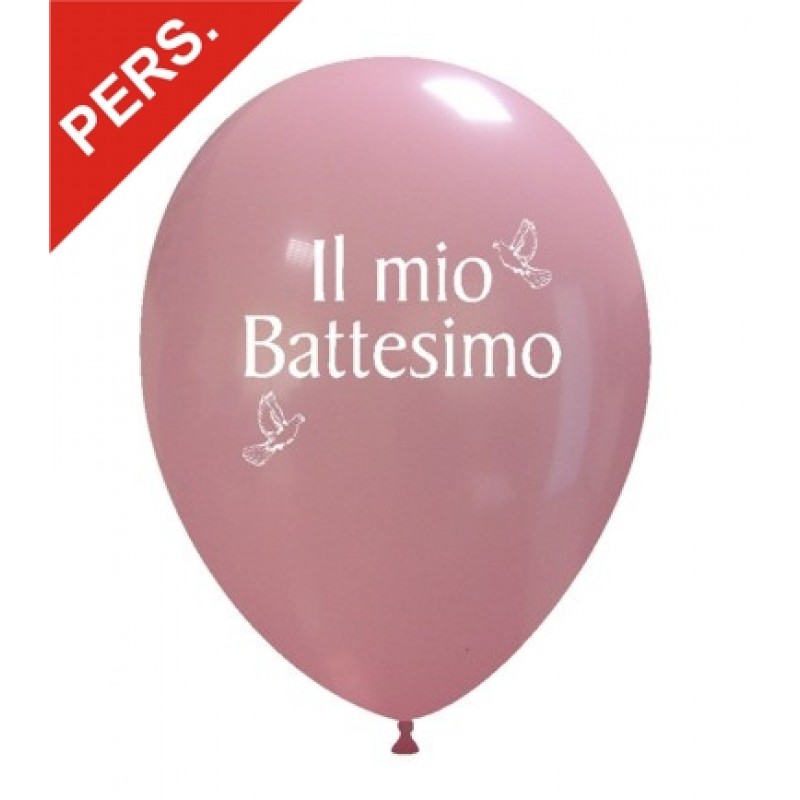 12" Il mio Battesimo Rosa